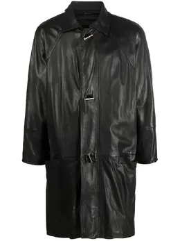 Versace Pre-Owned: Однобортное пальто 