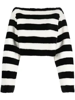 Balmain: Свитер в полоску 