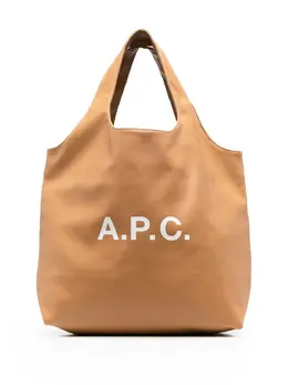 A.P.C.: Сумка-шоппер с принтом 