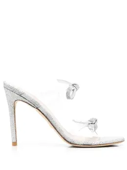 Stuart Weitzman: Серебристые сандалии 