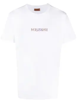 Missoni: Белая футболка 