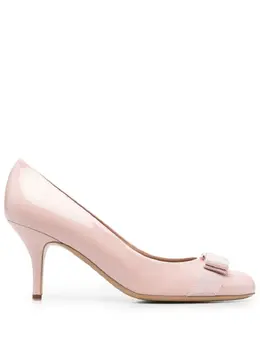 Salvatore Ferragamo: Розовые туфли  Viva Bow