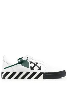 Off-White: Чёрные кроссовки  Vulcanized