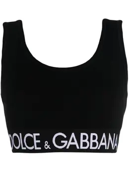 Dolce & Gabbana: Чёрная майка 