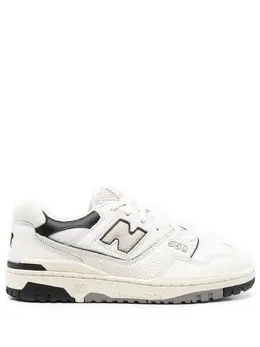 New Balance: Белые кроссовки  550