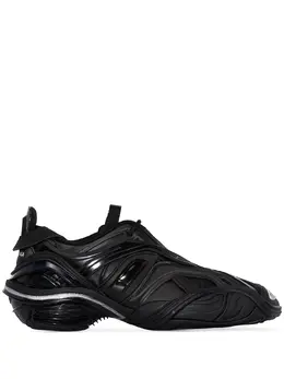 Balenciaga: Чёрные кроссовки  Tyrex