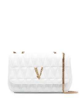 Versace: Белая сумка  Virtus