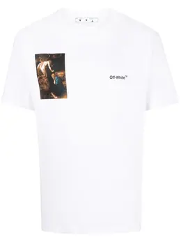 Off-White: Футболка  Caravaggio с принтом