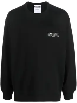 Moschino: Свитшот с принтом 
