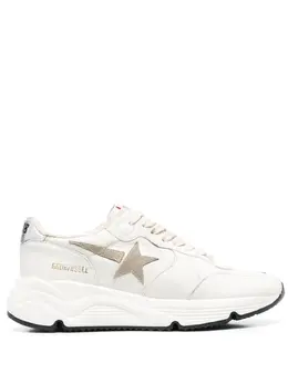 Golden Goose: Белые кроссовки  Running Sole