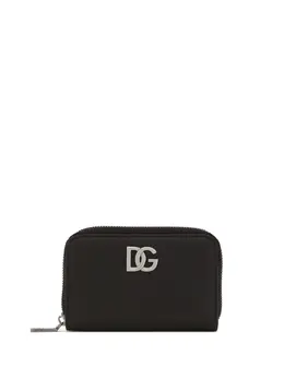 Dolce & Gabbana: Чёрный кошелёк  DG