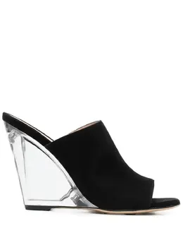 Stuart Weitzman: Чёрные сандалии  Sue
