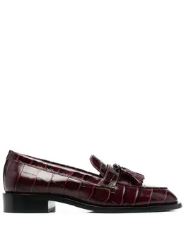 Stuart Weitzman: Бордовые лоферы 
