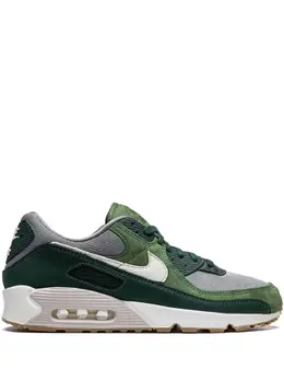 Nike: Зелёные кроссовки  Air Max 90 PRM