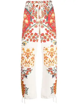 ETRO: Брюки с растительным принтом 