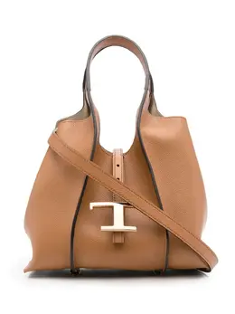 Tod's: Коричневая сумка-шоппер  Timeless