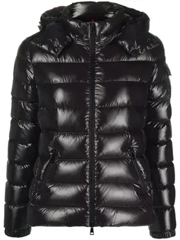 Moncler: Чёрная куртка  Bady