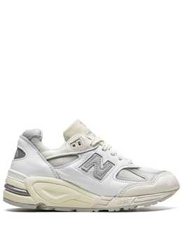 New Balance: Белые кроссовки  990