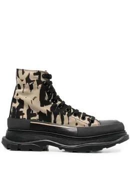 Alexander McQueen: Чёрные ботинки  Graffiti