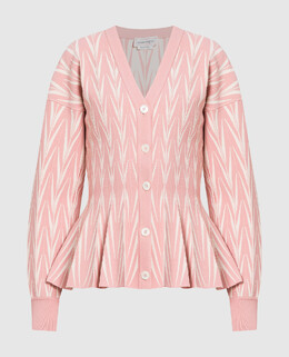 Alexander McQueen: Рожеві кардигани 