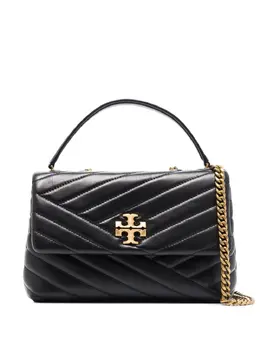 Tory Burch: Чёрная сумка  Kira Chevron
