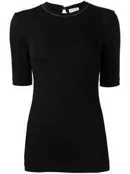 Brunello Cucinelli: Хлопковая футболка  Monili