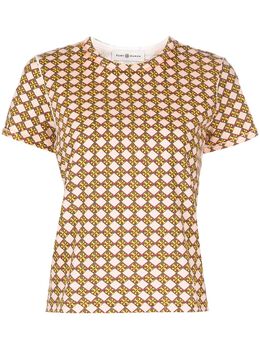 Tory Burch: Хлопковая футболка 