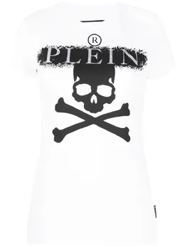Philipp Plein: Футболка  Skull с принтом