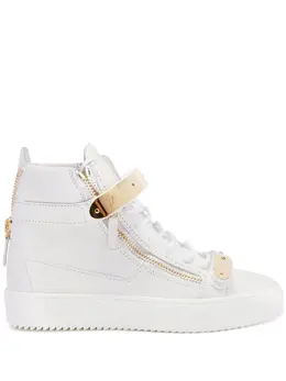 Giuseppe Zanotti: Белые кроссовки  Coby