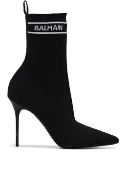 Balmain: Чёрные ботинки  Skye