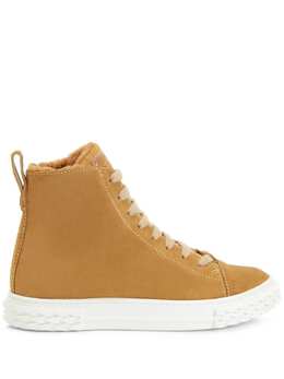 Giuseppe Zanotti: Коричневые кроссовки  Ecoblabber