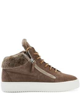 Giuseppe Zanotti: Коричневые кроссовки  Kriss Winter