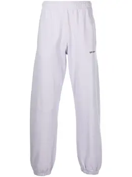 Off-White: Брюки  Diag Stripe в полоску