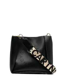 Stella McCartney: Чёрная сумка  Stella Logo