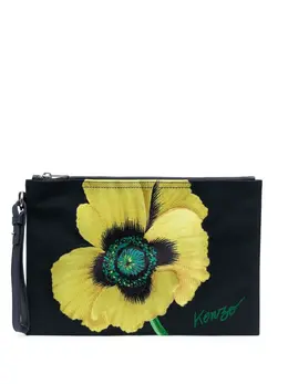 Kenzo: Голубой клатч 