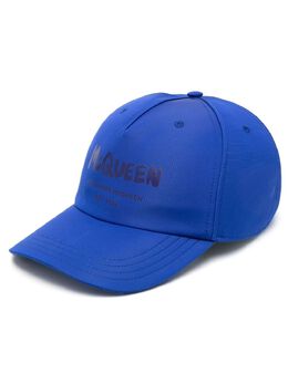 Alexander McQueen: Кепка  Graffiti с принтом
