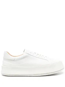 Jil Sander: Белые кроссовки 