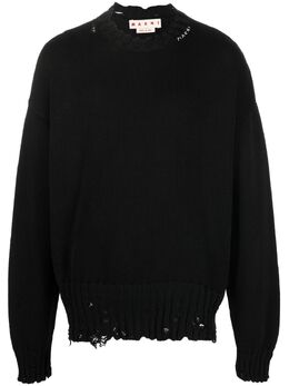 Marni: Чёрный свитер 
