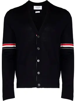 Thom Browne: Трикотажный кардиган  RWB