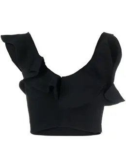 Alexander McQueen: Чёрный топ 