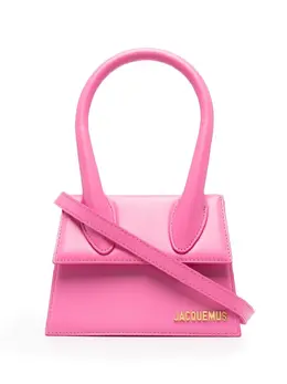 Jacquemus: Розовая сумка-шоппер  Le Chiquito Moyen