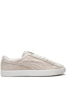 PUMA: Бежевые кроссовки  Suede