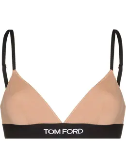 TOM FORD: Светлый бюстгальтер  Logo