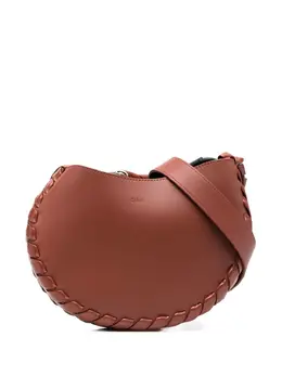 Chloé: Коричневая сумка через плечо 