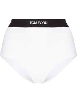 TOM FORD: Белые трусы  Logo