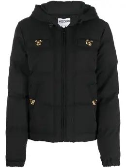 Moschino: Куртка  Teddy на пуговицах