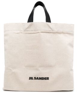 Jil Sander: Сумка-шоппер с принтом 