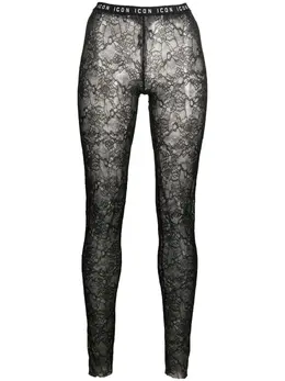 Dsquared2: Чёрные легинсы 