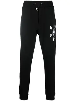Philipp Plein: Чёрные брюки  Hexagon