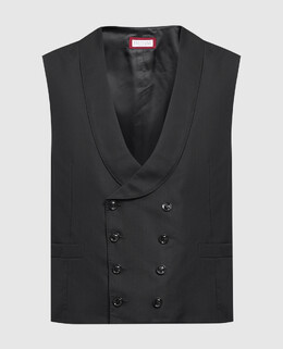 Brunello Cucinelli: Чёрный жилет 